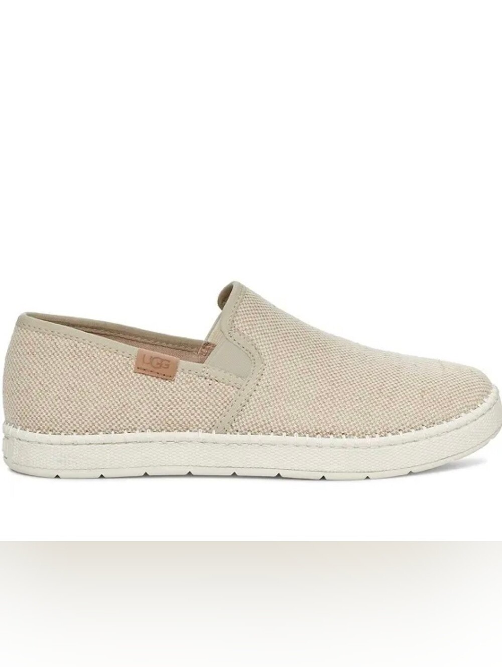 UGG Luciah Natural Canvas Jute Slip On Comfort Sneakers Women's Size 6